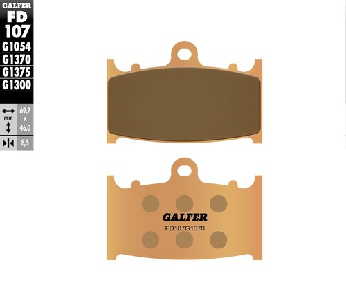 Galfer HH Sintered Front Brake Pads FD107