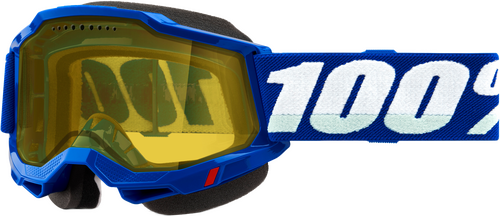 ACCURI 2 SNOWMOBILE GOGGLE BLUE W/ YELLOW LENS