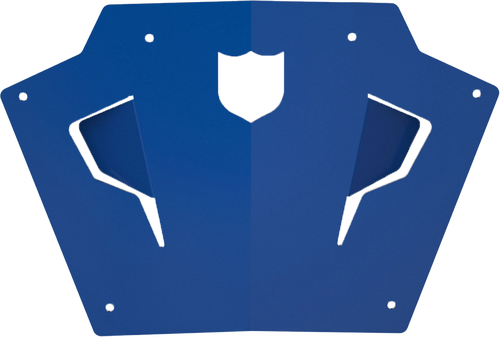 FRONT SPORT BUMPER SKID PLATE BLUE POL