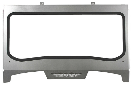 ASYLUM FRONT WINDSHIELD TITANIUM MATTE METALLIC