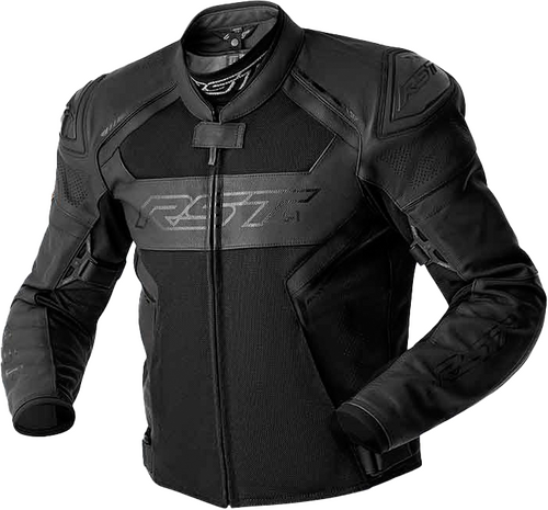 RST S1 D3O MESH LEATHER JACKET BLACK 3X