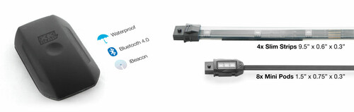 XK GLOW Chrome LED Accent Light Kit