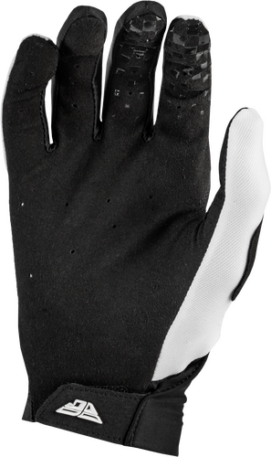 FLY RACING PRO LITE GLOVES WHITE/BLACK SM
