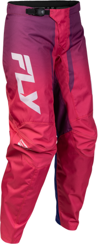 WOMEN'S F-16 LIFT PANTS PINK/PURPLE/WHITE SZ 13/14