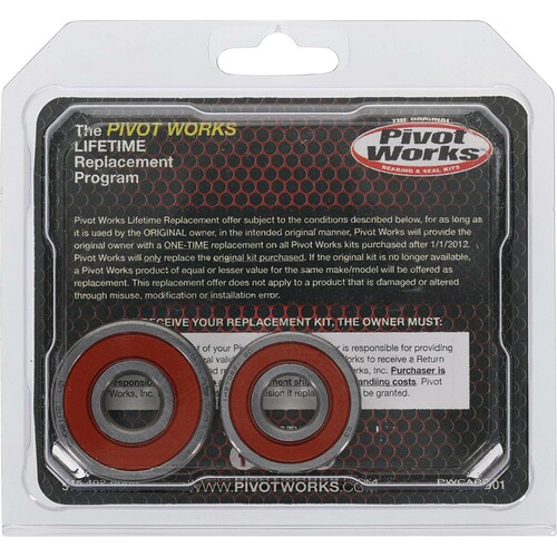 PIVOT WORKS Premium Wheel Bearing Kit
