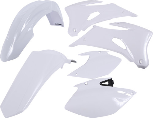 Acerbis Standard Replacement Plastic Kit 2007-2013 Yamaha WR250F, 2007-2011 Yamaha WR450F - White 2106880002