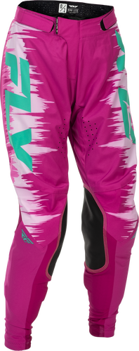 FLY RACING WOMEN'S LITE PANTS PINK/TURQUOISE SZ 0/02
