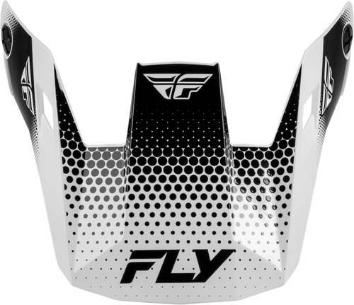 RAYCE SONAR HELMET VISOR WHITE/BLACK XL