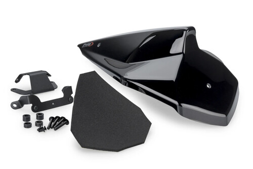 PUIG REAR SEAT COWL BLACK KAW