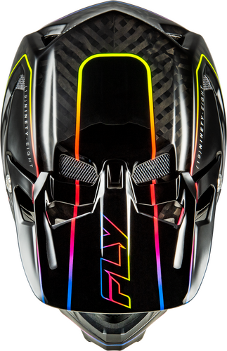 FLY RACING WERX-R FLOW CARBON HELMET BLACK CARBON/BLACK/MULTI XS