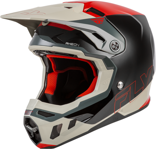 FLY RACING FORMULA CC GLIDE HELMET BLACK/RED/GREY XS