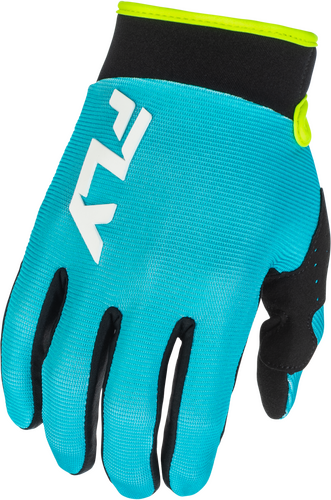 FLY RACING F-16 GLOVES AQUA/BLACK/WHITE XL