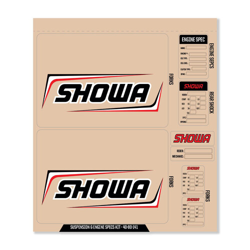 D-COR Decal Sheet