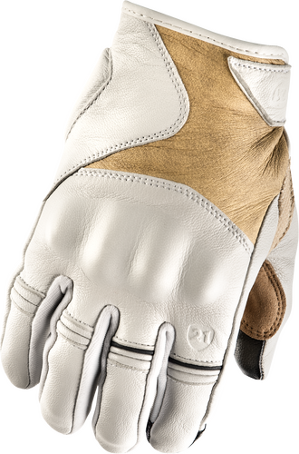 HIGHWAY 21 WOMEN'S VIXEN GLOVES CREAM/TAN XL
