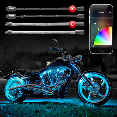 XK GLOW Chrome LED Accent Light Kit