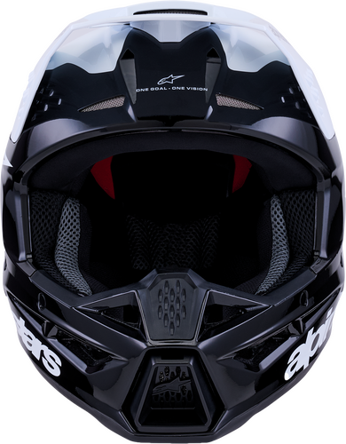 ALPINESTARS SM3 RADIUM HELMET BLK/WHT/GRY GLOSSY LG