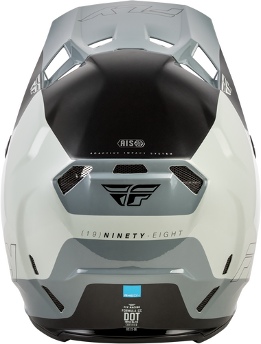 FLY RACING FORMULA CC GLIDE HELMET GREY/LIGHT GREY/BLACK SM
