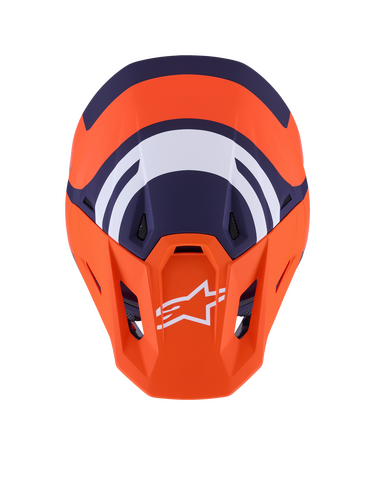ALPINESTARS SM7 CORE HELMET ORNG/BLUE MATT MD