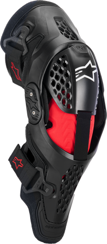 ALPINESTARS SX-1 PLASMA KNEE PROTECTOR BLK/RED/COOL GRY 2XL