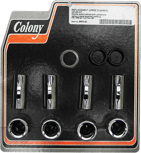 COLONY MACHINE Upper Outer Pushrod Cover Kit