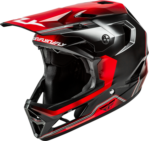 FLY RACING RAYCE REPEAT BICYCLE HELMET BLACK/RED LG