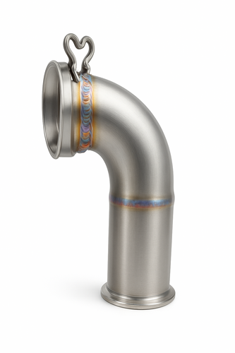 WASTEGATE OUTLET PIPE POL BOOST `22-UP