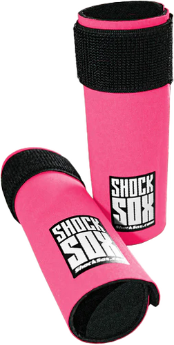 SHOCK SOX STREET SHOCK SOX  6&quot;U  PINK UPSIDE DOWN FORKS
