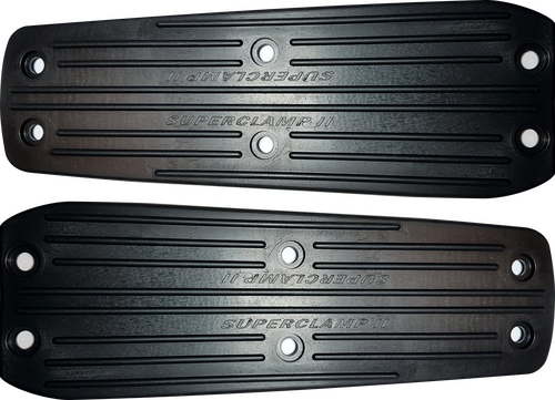 FRONT CLAMP RUBBER PADS W/SCREWS