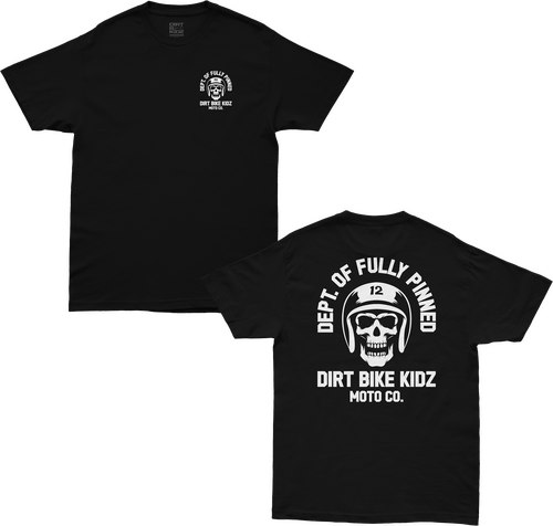 DBK FULLY PINNED TEE BLACK LG