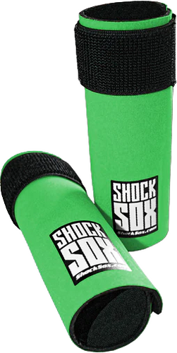 SHOCK SOX 6" GREEN UPSIDE DOWN FORKS
