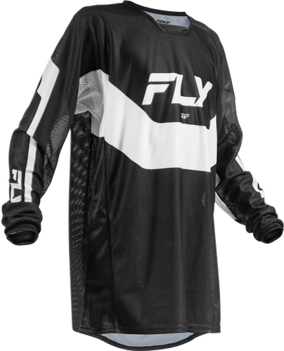 YTH KINETIC MESH JERSEY BLACK/WHITE YM