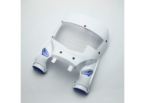 STADIUM VENTED NUMBER PLATE WHITE