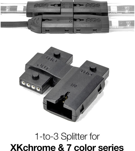 XK GLOW 1-to-3 Splitter Block