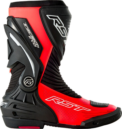 RST TRACTECH EVO D3O BOOT BLACK/FLO RED 10
