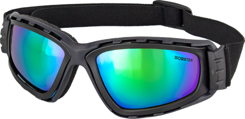 FREEDIVE GOGGLES M BLK GRAY W/BLU/GRN REFLC