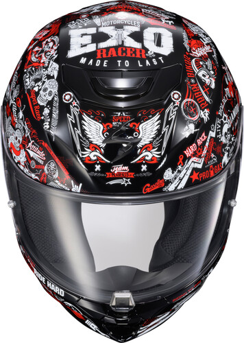 SCORPION EXO EXO-R330 FULL FACE HELMET SHAKE 2 RED XL