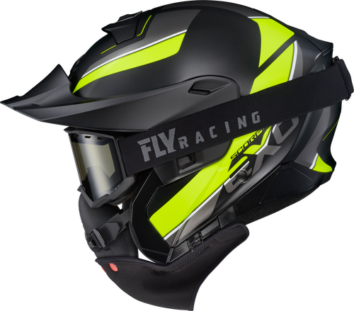 SCORPION EXO EXO-GT930 COLD WEATHER HELMET MODULUS HI-VIS XL (ELECTRIC)