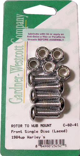 GARDNERWESTCOTT Brake Rotor Bolts