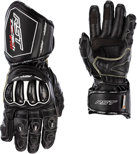 RST TRACTECH EVO 4 CE LADIES GLOVE BLACK LEATHER MD