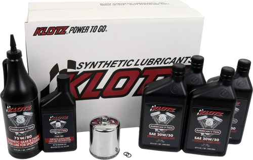 PREMIUM HARLEY DAVIDSON 4QT SYNTHETIC OIL CHANGE KIT