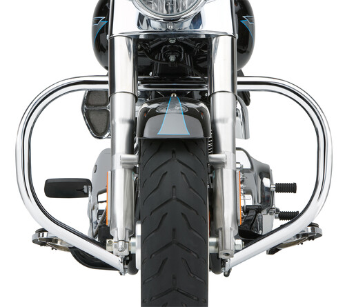 FATTY FREEWAY BARS 1.5" CHROME  FXD/B/C 91-17