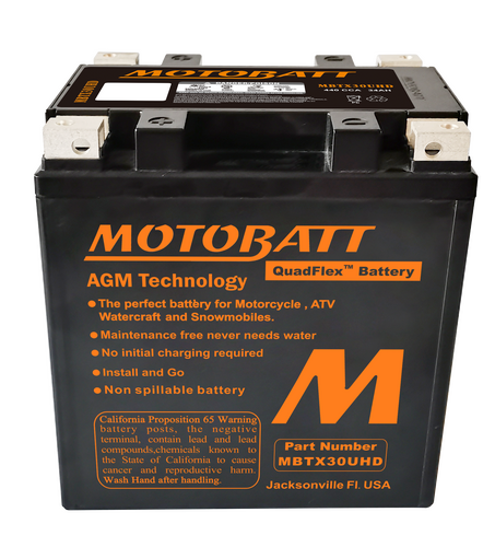 BATTERY MBTX30U(HD) SEALED FACTORY ACTIVATED