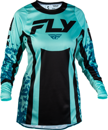 WOMEN'S LITE FLAKE JERSEY AQUA/TEAL/BLACK XL