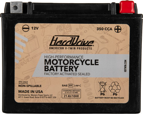 HARDDRIVE AGM Sealed Battery