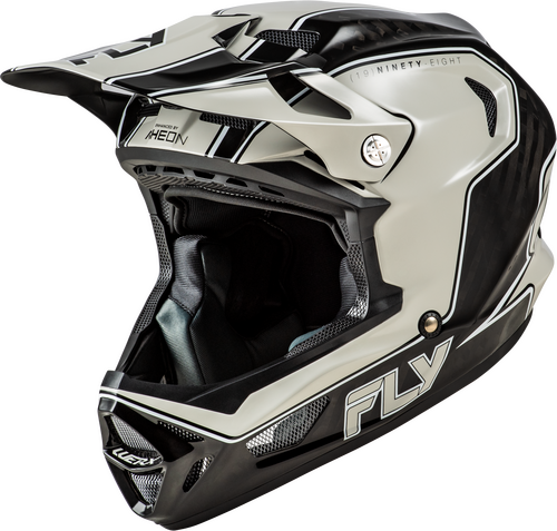 FLY RACING WERX-R FLOW CARBON HELMET BLACK CARBON/GREY XS