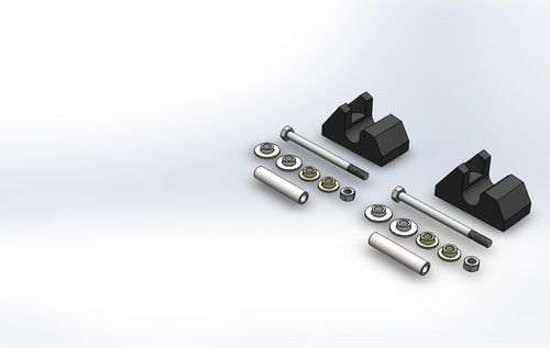 SLYDOG SKIS Powderhound Ski Hardware Kit