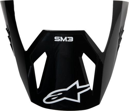 ALPINESTARS SM3 SOLID VISOR BLACK GLOSSY