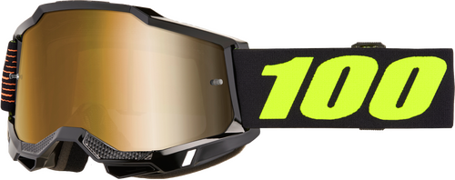 100% ACCURI 2 GOGGLE FAIRBANKS MIRROR TRUE GLD LENS