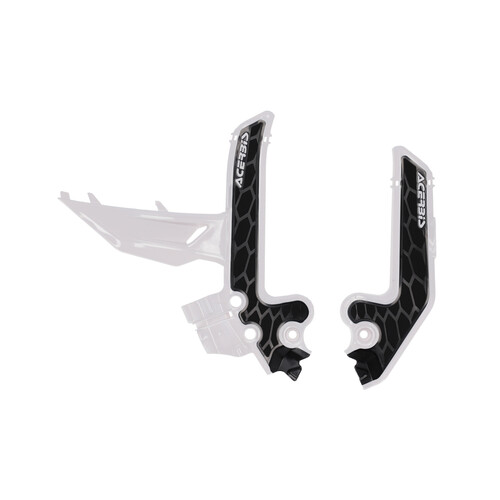 ACERBIS FRAME GUARDS KTM/GAS WHITE/BLACK
