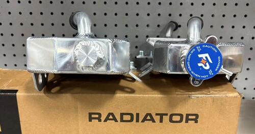 FIRE POWER RADIATOR LEFT KAW